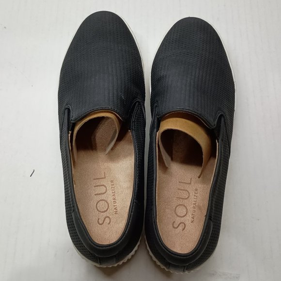 Soul Naturalizer Women Blackr Tia Slip On Fashion Sneaker Size 8.5 M - Picture 6 of 11